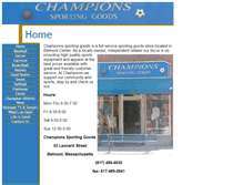Tablet Screenshot of championsofbelmont.com